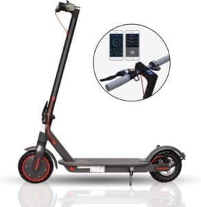 kick move elektrische step e scooter anti lek banden 31 km u app led 3 - Elektrische Step Wereld