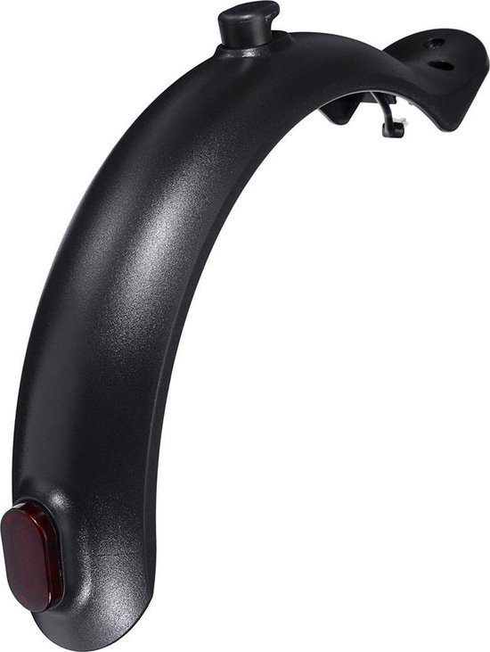 TECHPUNT Achterspatbord inclusief achterlicht - Geschikt voor Xiaomi M365 Elektrische Step - E-scooter | Zwart
